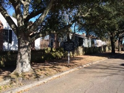 Lucas Tavern/Lafayette Marker Area. Click for full size. Lucas Tavern/Lafayette Marker Area image. Click for full size.