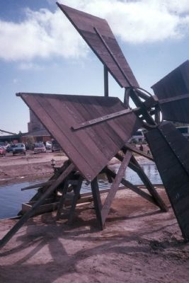 Wind-Powered Archimedes Screw-Pump. Click for full size. Wind-Powered Archimedes Screw-Pump image. Click for full size.