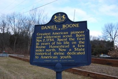 Daniel Boone Marker. Click for full size. Daniel Boone Marker image. Click for full size.