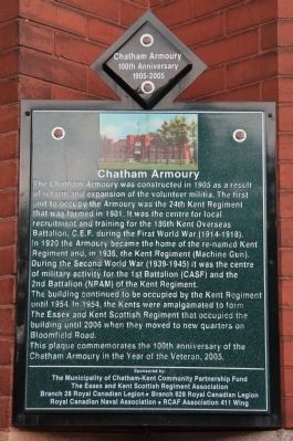 Chatham Armoury Marker. Click for full size. Chatham Armoury Marker image. Click for full size.