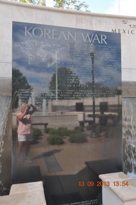 Korean War Marker. Click for full size. Korean War Marker image. Click for full size.