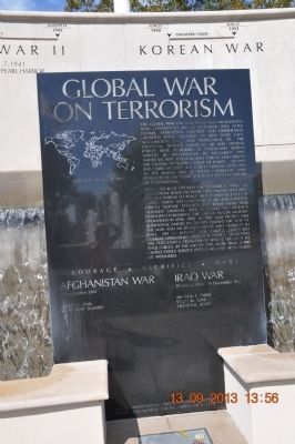 Global War on Terrorism Marker image. Click for full size.