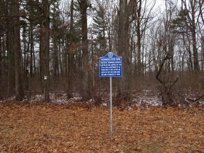 Voorhees State Park Marker. Click for full size. Voorhees State Park Marker image. Click for full size.