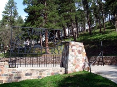 Entrance to Mt. Moriah Cemetery. Click for full size. Entrance to Mt. Moriah Cemetery image. Click for full size.