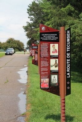 Participants in the Battle of the Thames Marker. Click for full size. Participants in the Battle of the Thames Marker image. Click for full size.