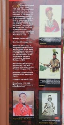 Participants in the Battle of the Thames Marker. Click for full size. Participants in the Battle of the Thames Marker image. Click for full size.