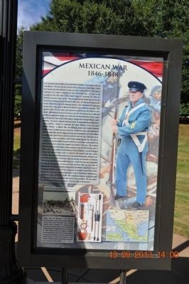 Mexican War Marker. Click for full size. Mexican War Marker image. Click for full size.