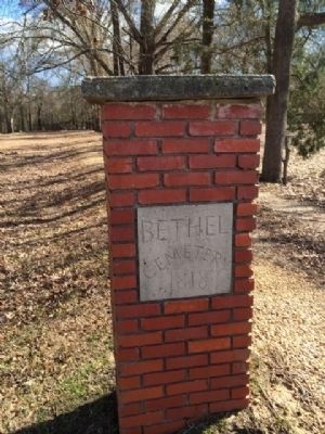 The Bethel Cemetery 1818. Click for full size. The Bethel Cemetery 1818 image. Click for full size.