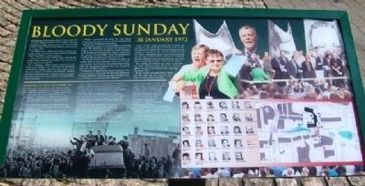Bloody Sunday Marker image. Click for full size.