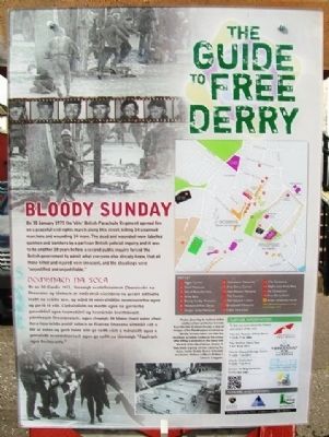 Bloody Sunday Marker image. Click for full size.