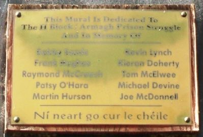 Hunger Strike Marker. Click for full size. Hunger Strike Marker image. Click for full size.