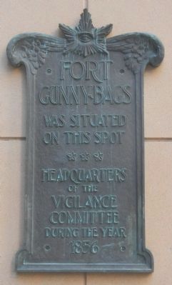 Fort Gunnybags Marker. Click for full size. Fort Gunnybags Marker image. Click for full size.
