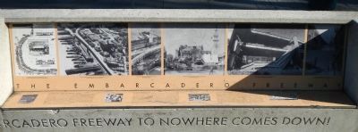 The Embarcadero Freeway Marker image. Click for full size.