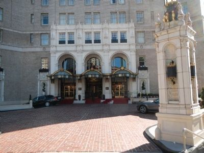 Entrance to the Mark Hopkins Hotel. Click for full size. Entrance to the Mark Hopkins Hotel image. Click for full size.
