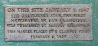California Star Marker image. Click for full size.