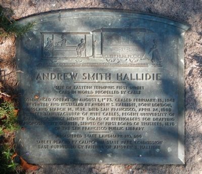 Andrew Smith Hallidie Marker image. Click for full size.