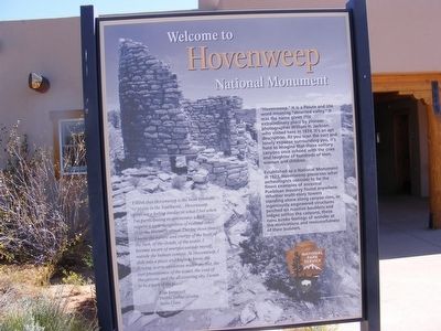 Hovenweep National Monument Marker image. Click for full size.