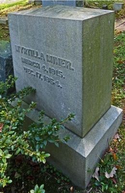 Myrtilla Miner's Grave image. Click for full size.