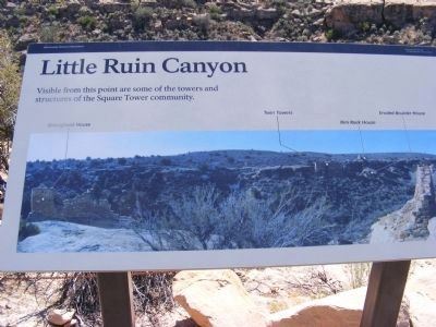 Little Ruin Canyon Marker image. Click for full size.