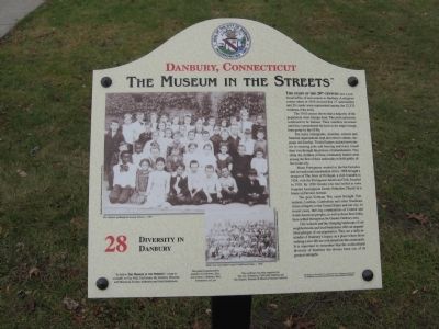 Diversity in Danbury Marker. Click for full size. Diversity in Danbury Marker image. Click for full size.