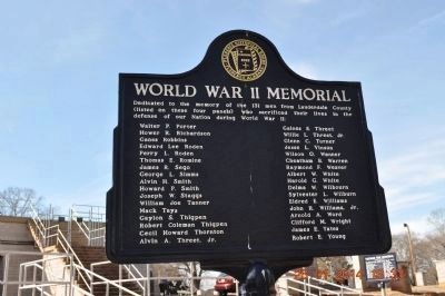 World War II Memorial Marker P-Y side 4 update image. Click for full size.