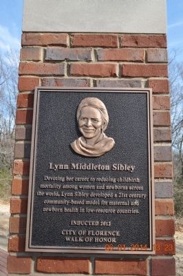 Lynn Middleton Sibley Marker. Click for full size. Lynn Middleton Sibley Marker image. Click for full size.