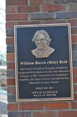 William Burch (Billy) Reid Marker image. Click for full size.