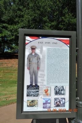 ETO 1939-1945 Marker. Click for full size. ETO 1939-1945 Marker image. Click for full size.