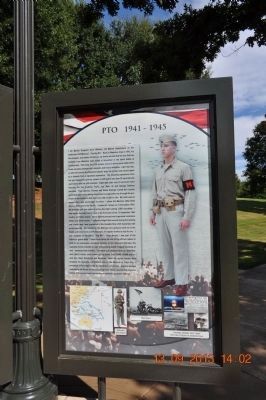PTO 1941-1945 Marker. Click for full size. PTO 1941-1945 Marker image. Click for full size.