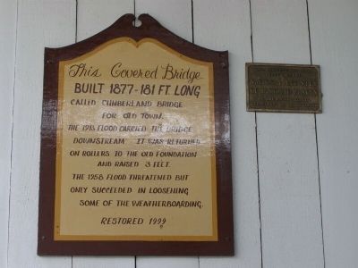 Historic Placard on Bridge image. Click for full size.