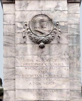 Christopher Columbus Marker<br>(North Face) image. Click for full size.