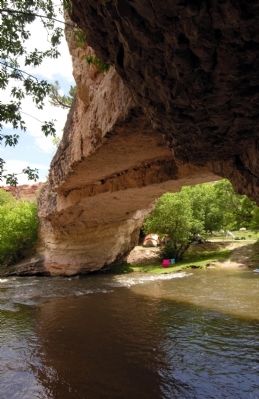 Ayres Natural Bridge. Click for full size. Ayres Natural Bridge image. Click for full size.