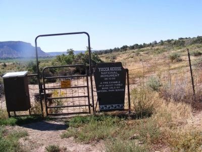 Yucca House National Monument Marker image. Click for full size.