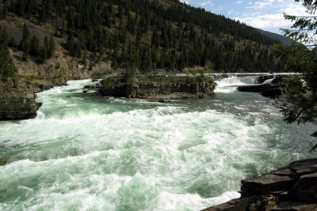 Kootenai Falls. Click for full size. Kootenai Falls image. Click for full size.