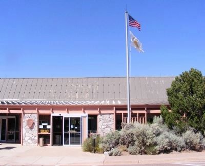 Navajo National Monument Visitor Center. Click for full size. Navajo National Monument Visitor Center image. Click for full size.