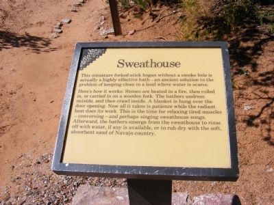 Sweathouse Marker. Click for full size. Sweathouse Marker image. Click for full size.
