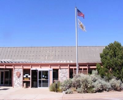 Navajo National Monument Visitor Center image. Click for full size.