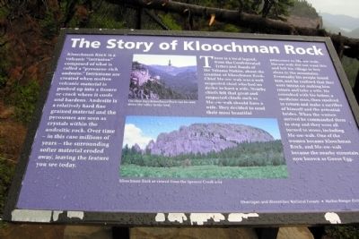 The Story of Kloochman Rock Marker image. Click for full size.