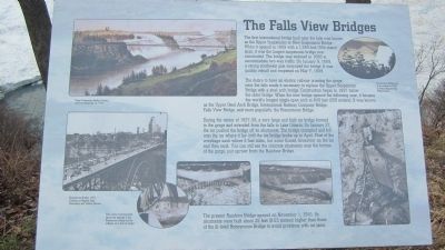 The Falls View Bridges Marker. Click for full size. The Falls View Bridges Marker image. Click for full size.