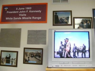 President John F. Kennedy Visits White Sands Missile Range. Click for full size. President John F. Kennedy Visits White Sands Missile Range image. Click for full size.