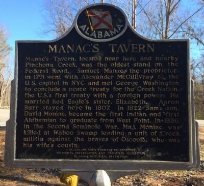 Manac's Tavern Marker. Click for full size. Manac's Tavern Marker image. Click for full size.