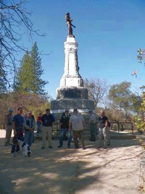 James Marshall Monument & Native Sons of the Golden West image. Click for full size.