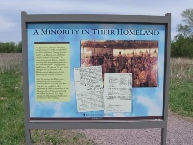 A Minority in Their Homeland Marker image. Click for full size.