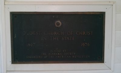 Rocky Springs Church of Christ Marker image. Click for full size.