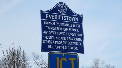 Everittstown Marker. Click for full size. Everittstown Marker image. Click for full size.