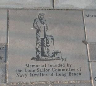 The Lone Sailor Marker. Click for full size. The Lone Sailor Marker image. Click for full size.