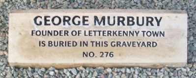 George Murbury Marker. Click for full size. George Murbury Marker image. Click for full size.