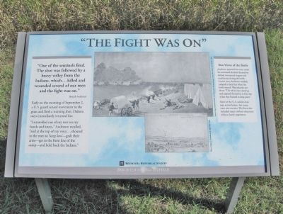 The Fight Was On Marker image. Click for full size.