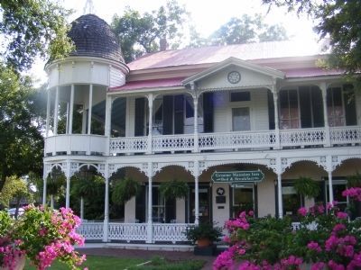 Henry D. Gruene Mansion Inn and his former home. Click for full size. Henry D. Gruene Mansion Inn and his former home image. Click for full size.