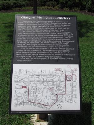 Glasgow Municipal Cemetery Marker image. Click for full size.